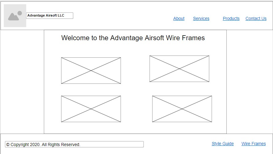 wireframes Page